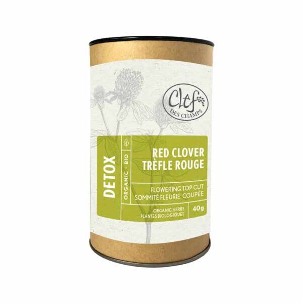 Tisane Trèfle Rouge Bio 40g | Clef des Champs