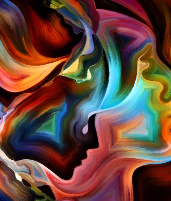 Forces of Nature series. Arrangement of colorful paint and abstract shapes on the subject of modern art, abstract art, expressionism and spirituality